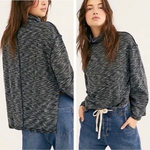 Free People Oversized Sunny Days Turtleneck Sweater